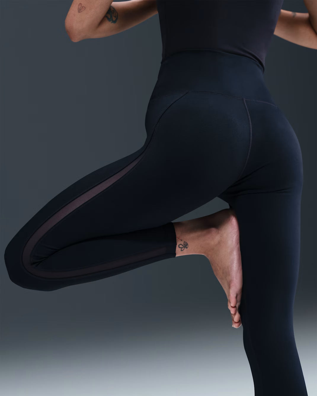 Nike One High-Waisted 7/8 Women's Running Leggings - Black