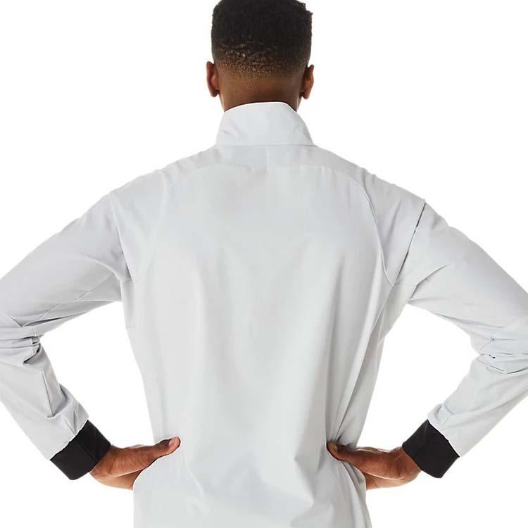 Asics Track Elite Men's Running Jacket - Galacia Grey