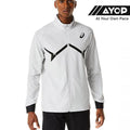 Asics Track Elite Men's Running Jacket - Galacia Grey