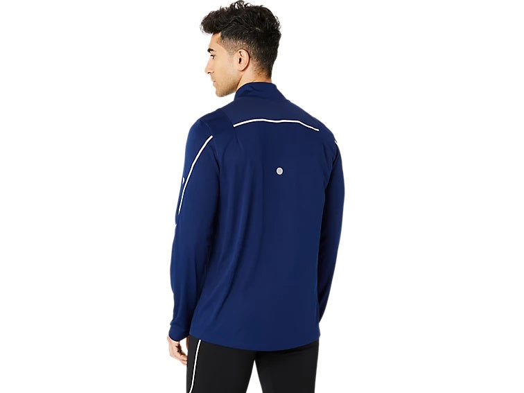 Asics Road Lite Show Long Sleeve Men's Running T-Shirt - Navy Blue