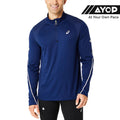 Asics Road Lite Show Long Sleeve Men's Running T-Shirt - Navy Blue