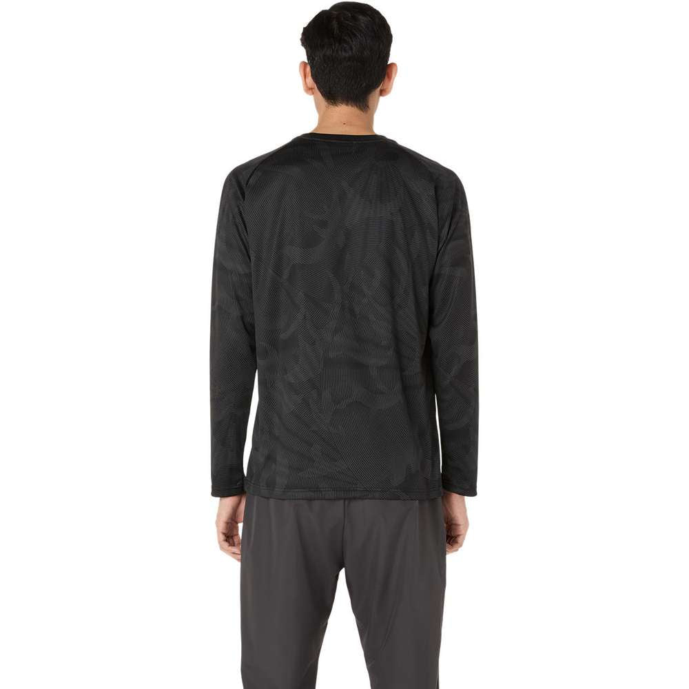 Asics DRY Graphic Long Sleeve Men's Training T-Shirt - Black