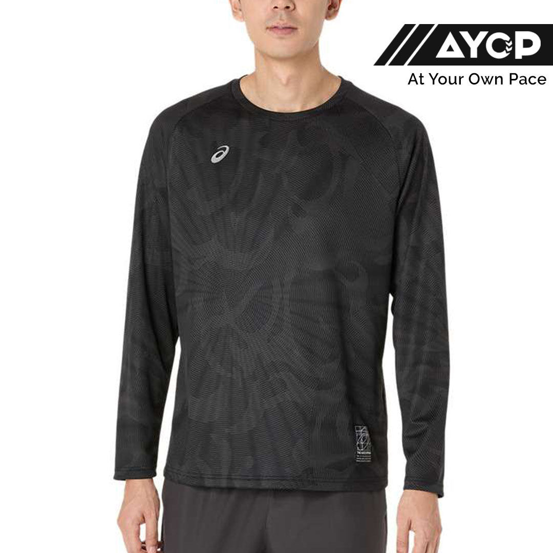 Asics DRY Graphic Long Sleeve Men's Training T-Shirt - Black