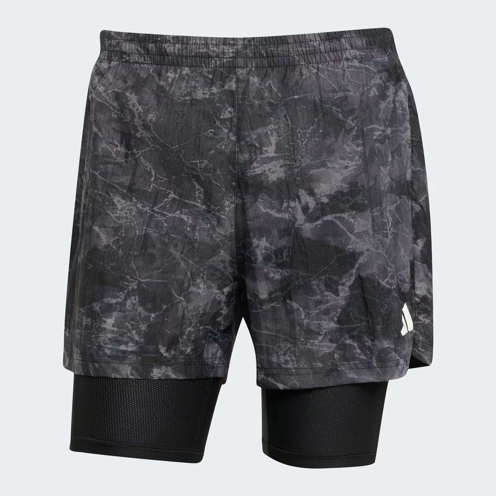 Adidas OTR Spray 2-in-1 Men's Running Short - Black