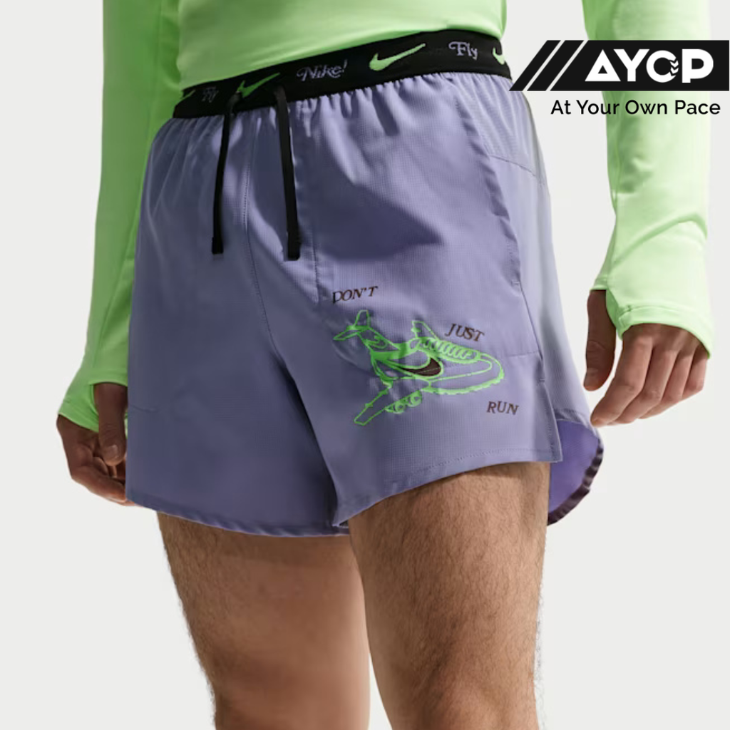 Nike Dri-FIT Stride "Fly Nike" 5Inch Brieflined Men's Running Short - Iron Purple