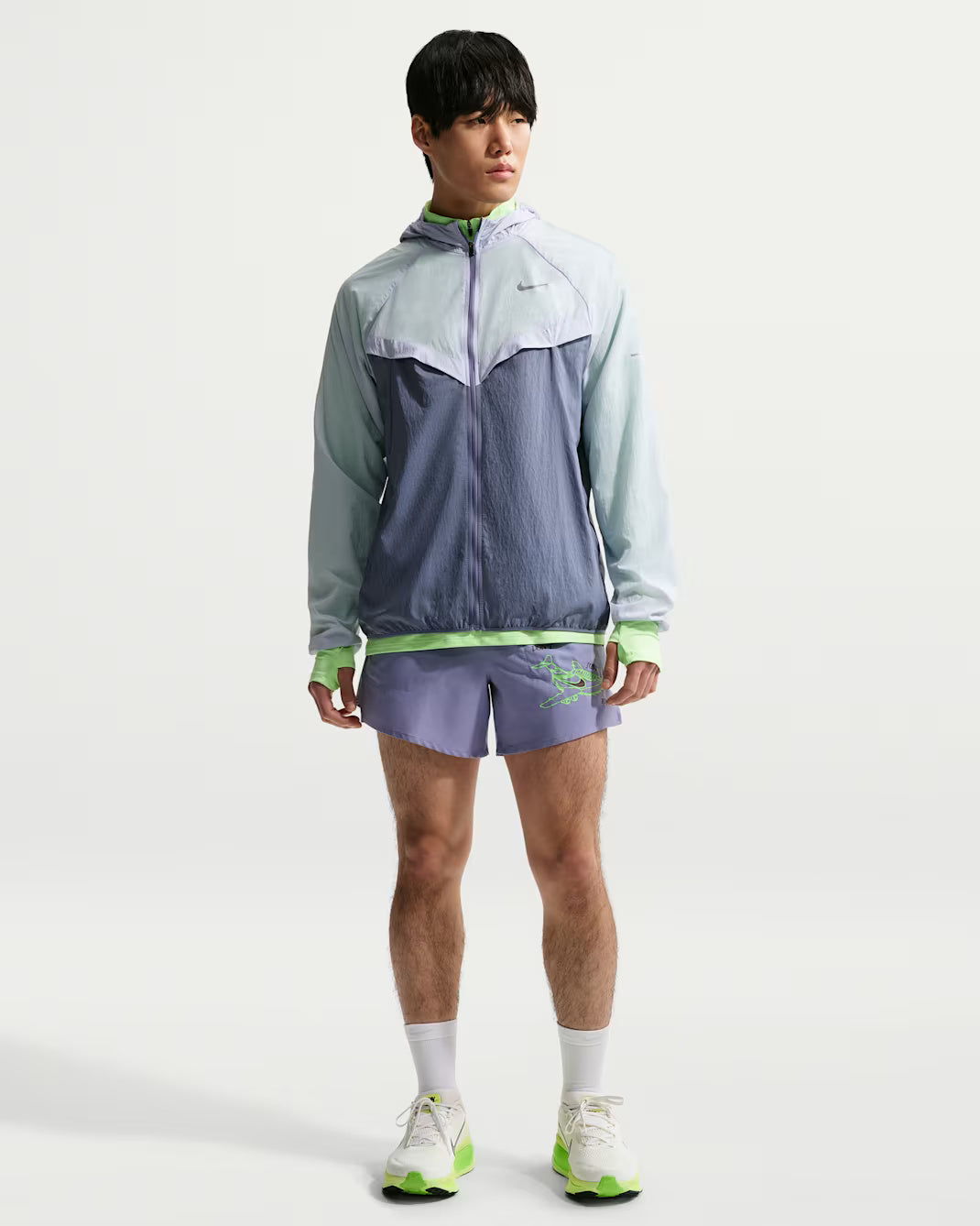 Nike Dri-FIT Stride "Fly Nike" 5Inch Brieflined Men's Running Short - Iron Purple