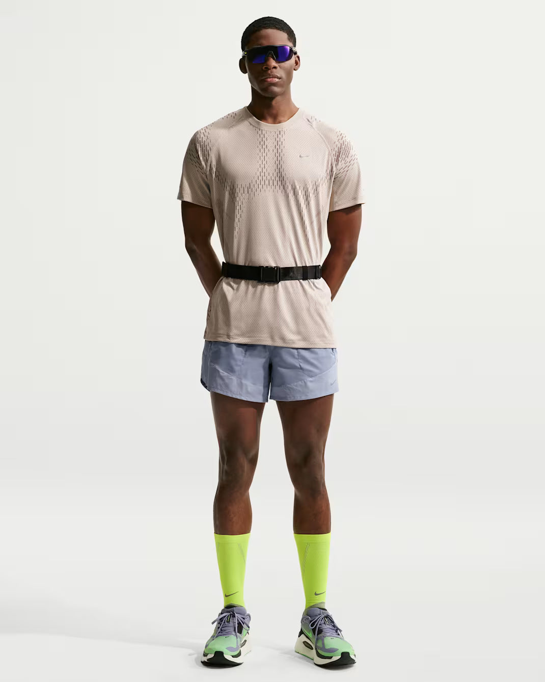 Nike Dri-FIT Stride 5Inch Brieflined Men's Running Short - Iron Purple
