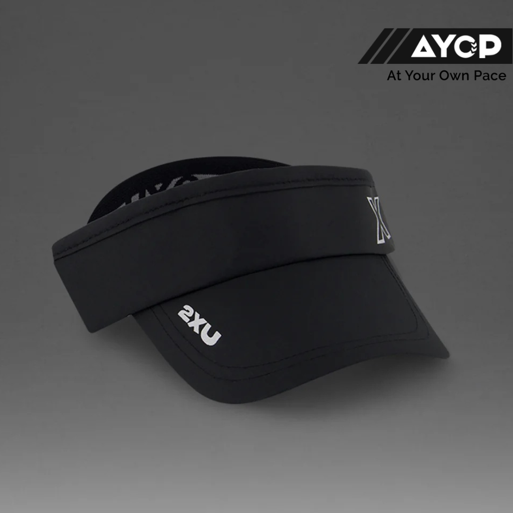2XU Performance Visor Unisex - Black White