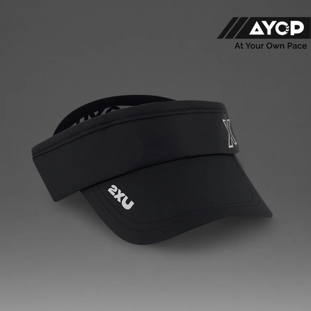 2XU Performance Visor Unisex - Black White