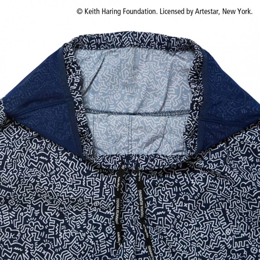 Tigora Running Shorts x Keith Hering - Navy White