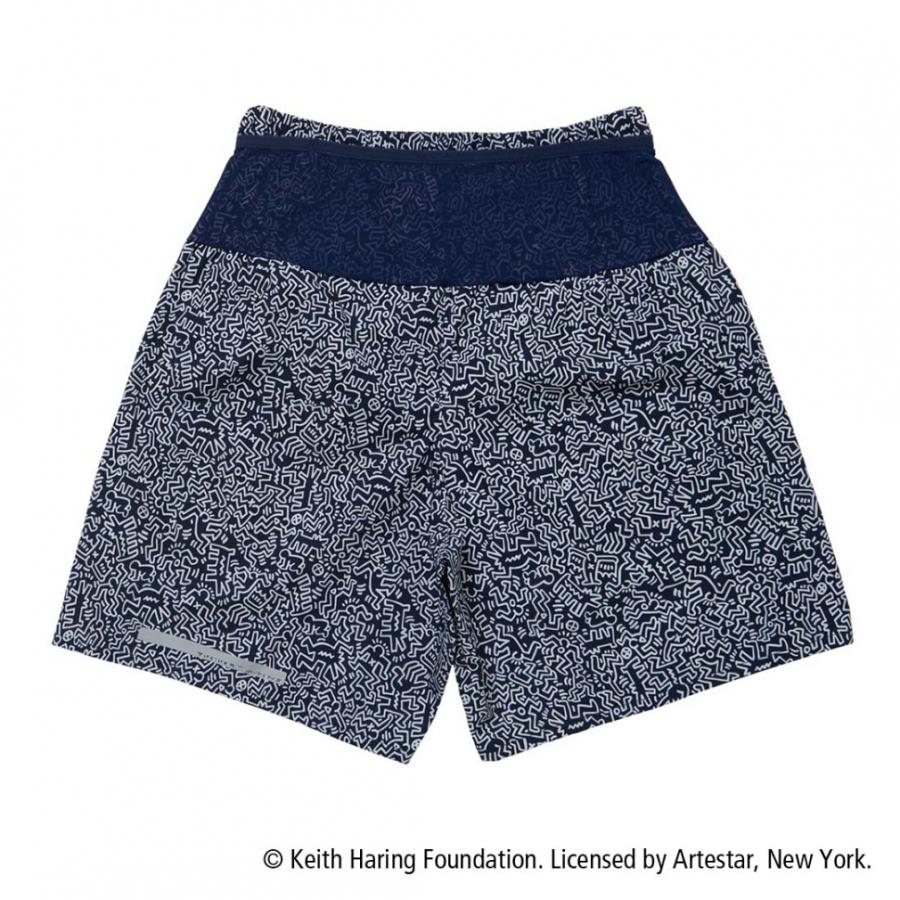 Tigora Running Shorts x Keith Hering - Navy White