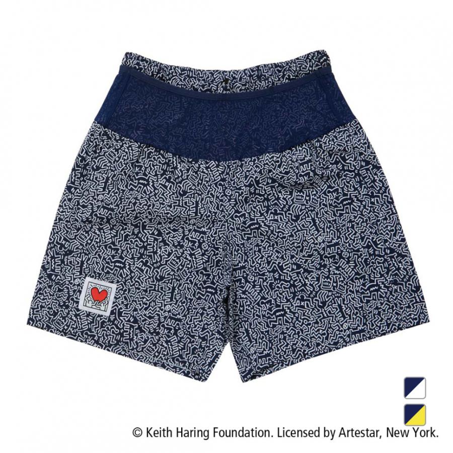 Tigora Running Shorts x Keith Hering - Navy White