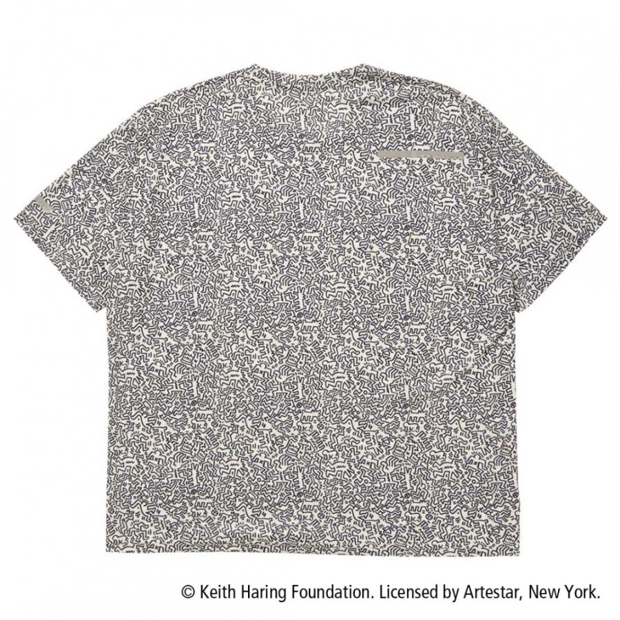 Tigora Running Short Sleeve x Keith Hering - White Navy