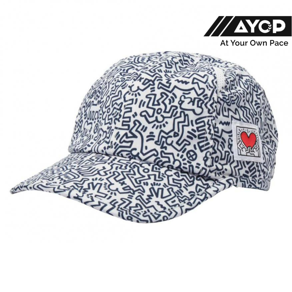 Tigora Running  Cap x Keith Haring - White Navy