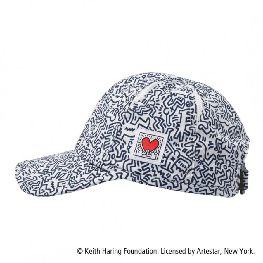 Tigora Running  Cap x Keith Haring - White Navy