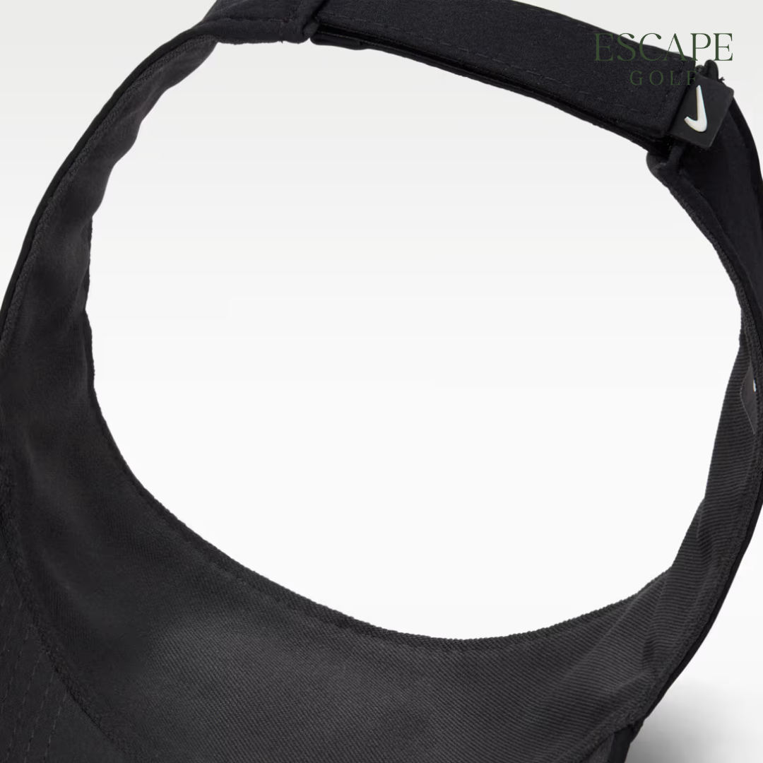 Topi Golf Visor Hitam | Nike Ace Dri-FIT Visor