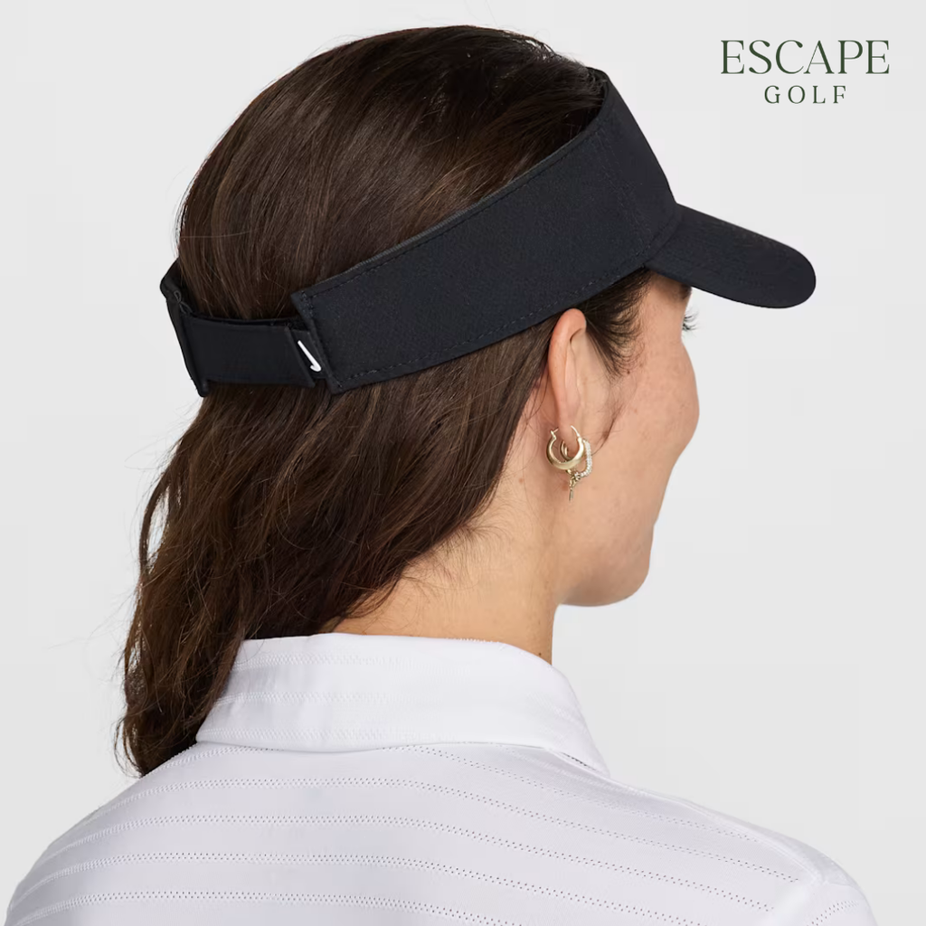 Topi Golf Visor Hitam | Nike Ace Dri-FIT Visor