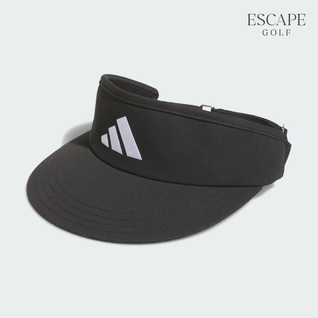 Topi Golf Visor Unisex Hitam | Adidas Golf Tour High-Crown Visor