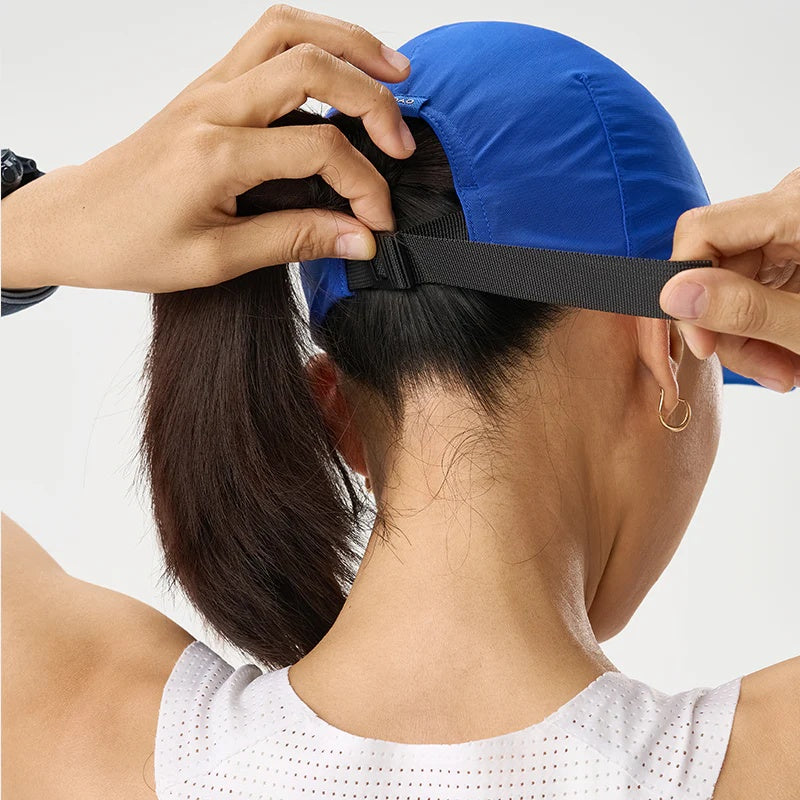 Nedao Soft-Brim Unisex Running Cap - Nedao Blue