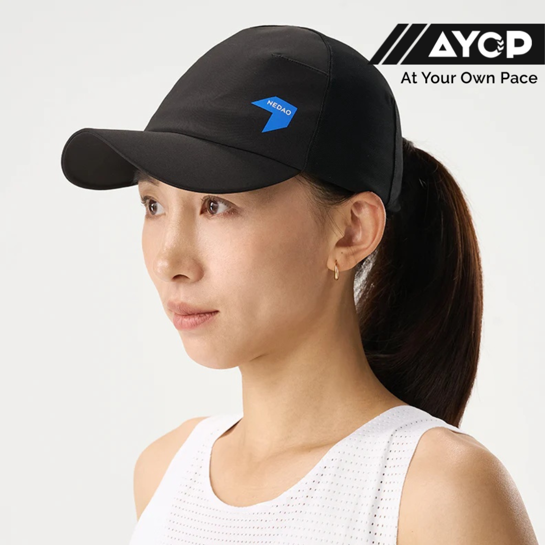 Nedao Soft-Brim Unisex Running Cap - Black