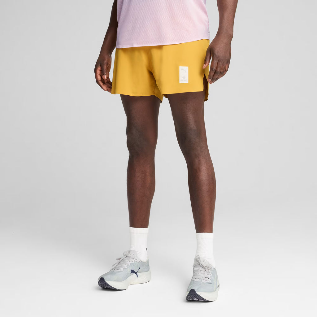 PUMA x SAYSKY Ultraweave dryCELL Running Shorts - Archive Gold
