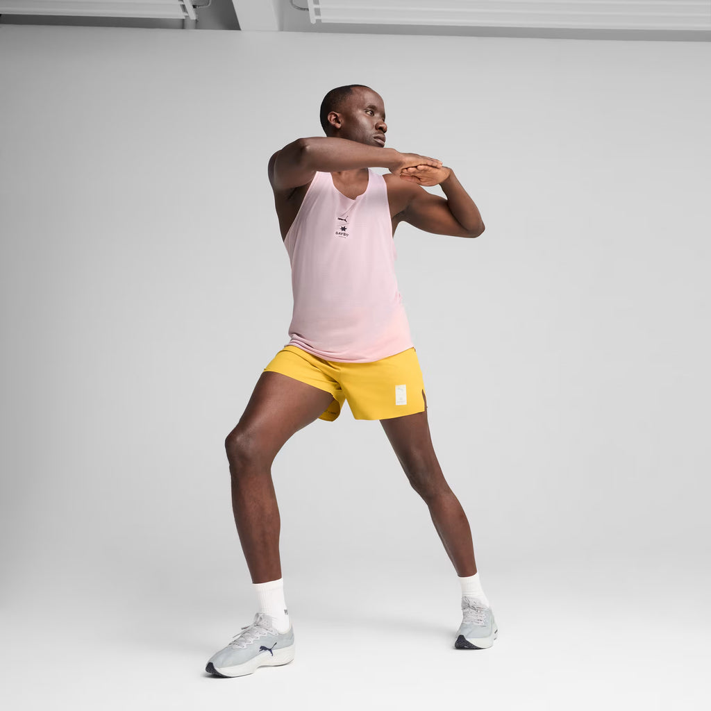 PUMA x SAYSKY Ultraweave dryCELL Running Shorts - Archive Gold