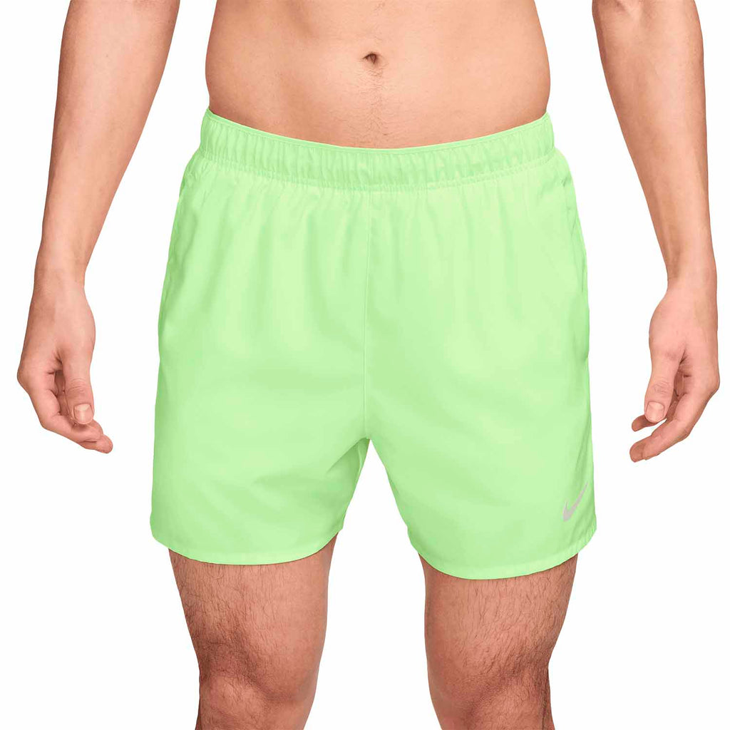Nike Challenger 5 Inch Brief-Lined Men's Running Shorts - Barely Volt