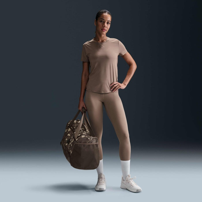 Nike DF One Standard Fit Short Sleeve Women's Running Top - Mink Brown