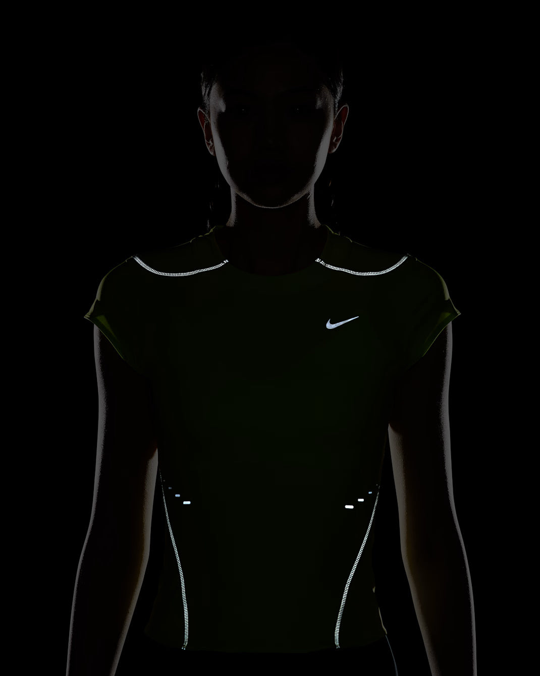Nike Dri-FIT Swift ADV Women's Running Top with Reflective Accents - Cyber