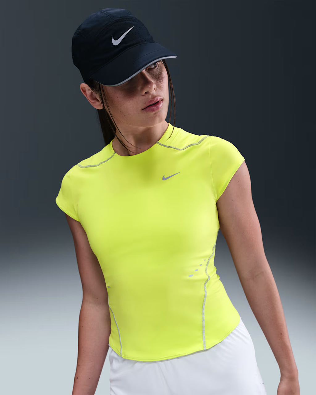 Nike Dri-FIT Swift ADV Women's Running Top with Reflective Accents - Cyber