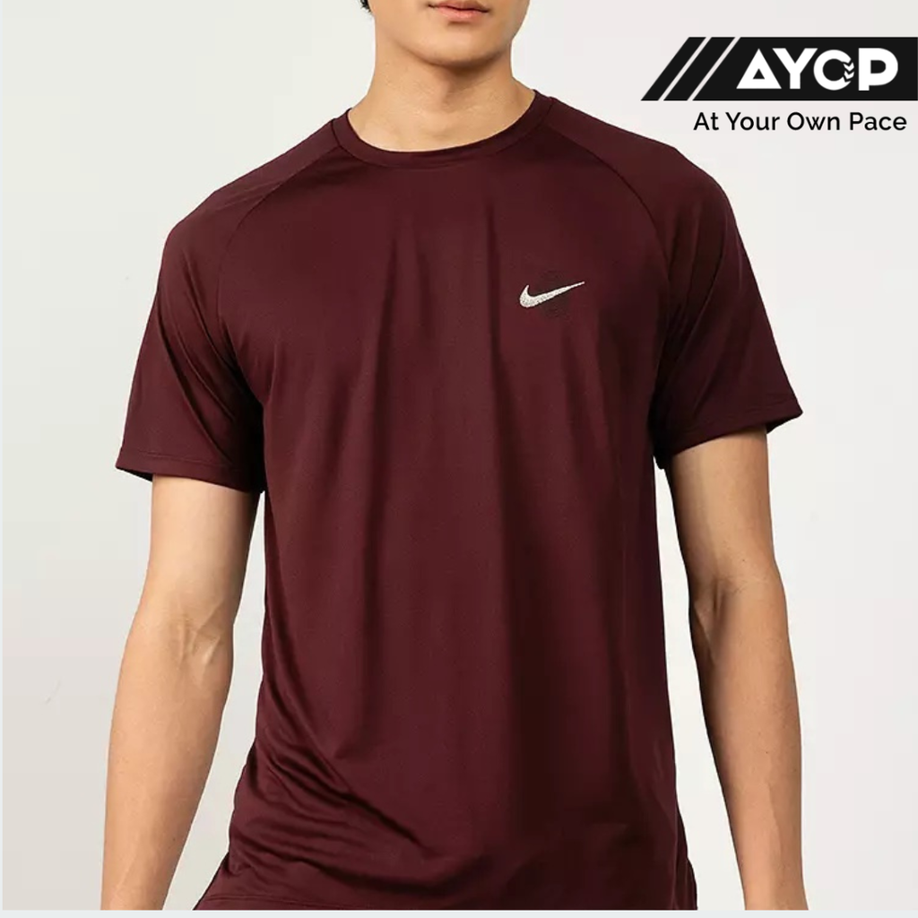 Nike Dri-FIT Stride ADV Short Sleeve Men's Running Top - Maroon