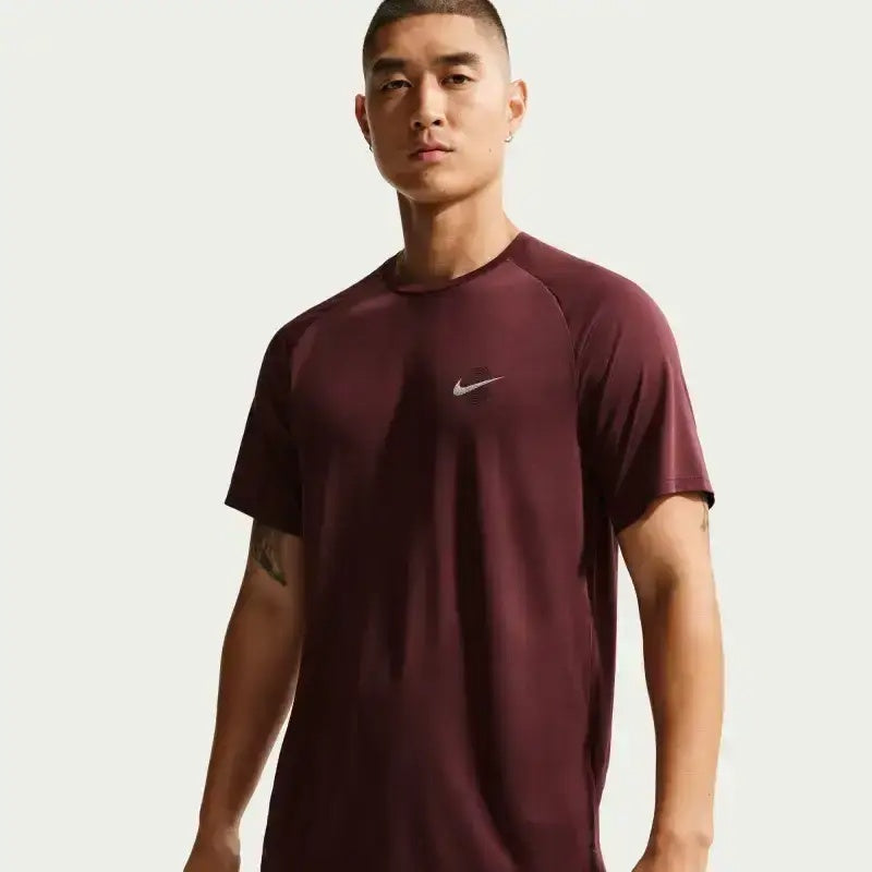 Nike Dri-FIT Stride ADV Short Sleeve Men's Running Top - Maroon