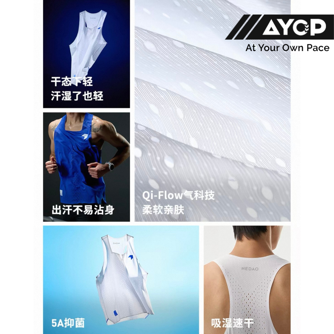 Nedao QiFlow Racing Men's Running Singlet V5.0