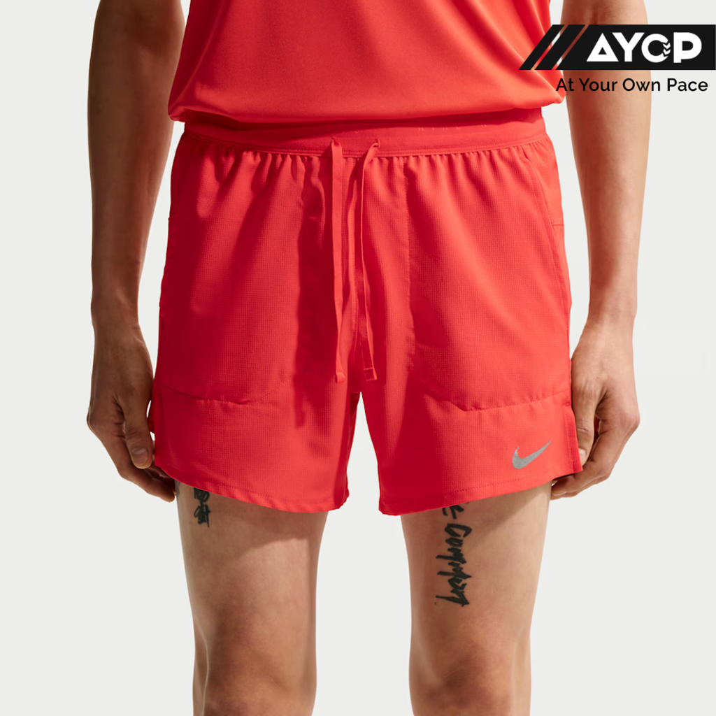 Nike Dri-FIT Stride 5 Inch Brief-Lined Men's Running Short - Light Crimson