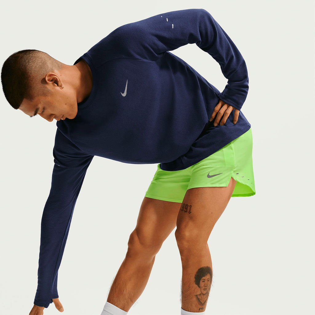 Nike Dri-FIT Stride 5 Inch Brief-Lined Men's Running Short - Lime Blast