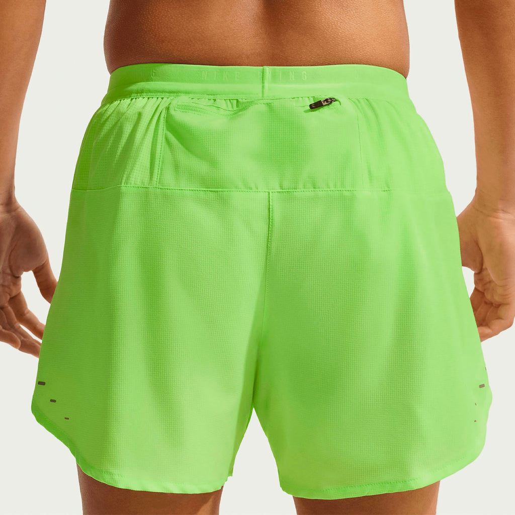 Nike Dri-FIT Stride 5 Inch Brief-Lined Men's Running Short - Lime Blast