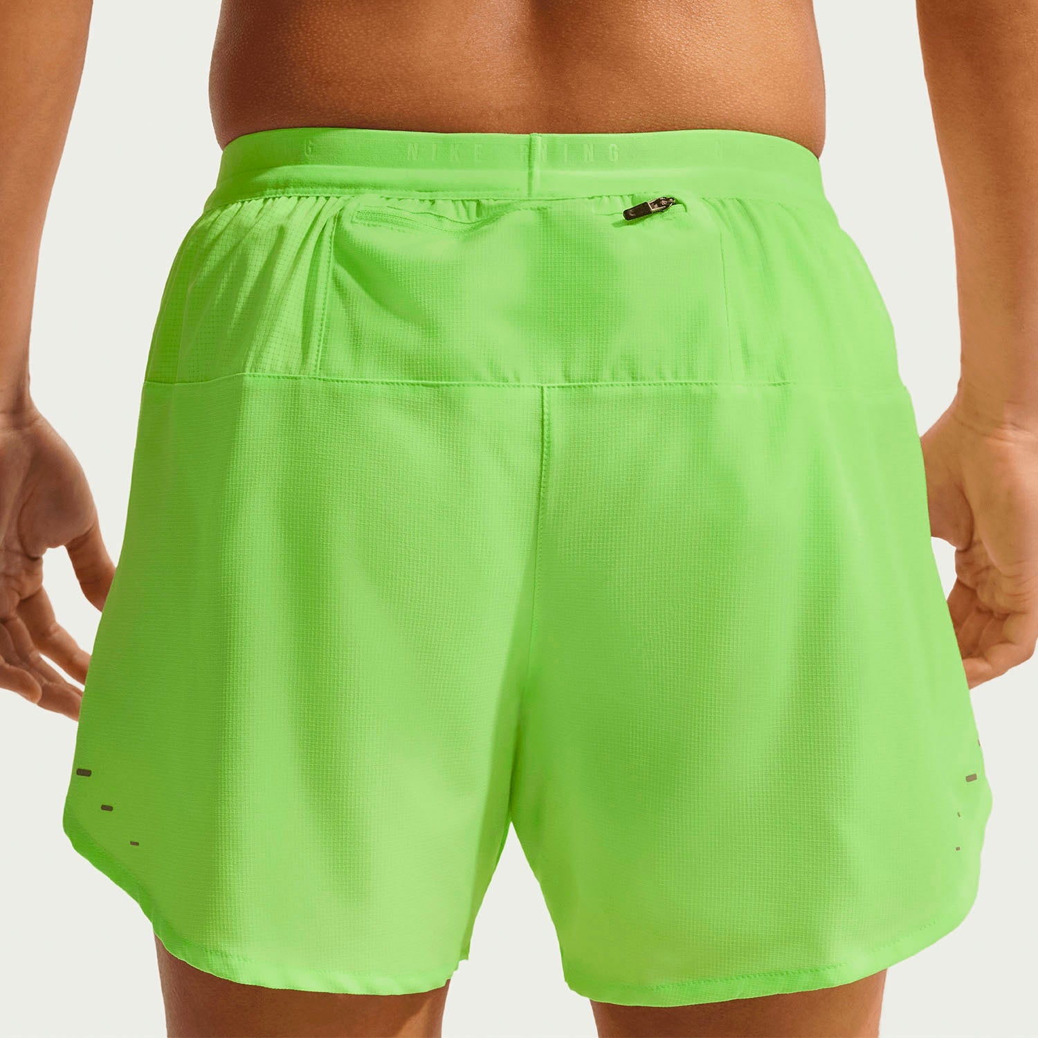 Nike Dri-FIT Stride 5 Inch Brief-Lined Men's Running Short - Lime Blast