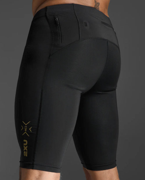 2XU MCS Light Speed Men's Compression Tights - Black Gold