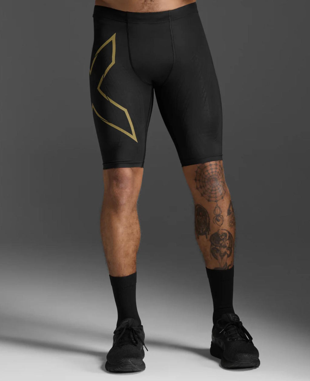2XU MCS Light Speed Men's Compression Tights - Black Gold