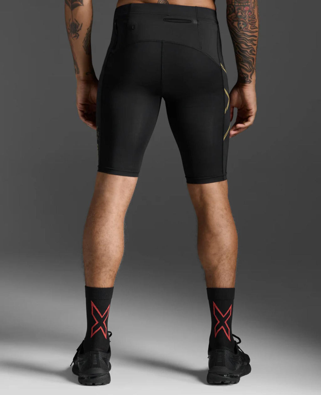 2XU MCS Light Speed Men's Compression Tights - Black Gold