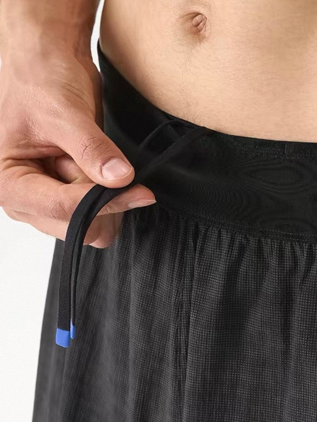 Nedao Reflective PowerPouch Lite Racing 4-Inch Men's Running Shorts V3.0 - Black