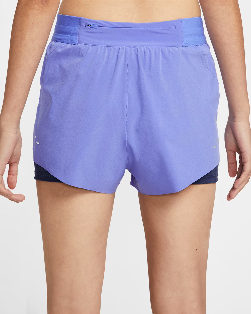 Nike Dri-FIT Swift Mid-Rise 2-in-1 Women's Running Shorts - Sapphire