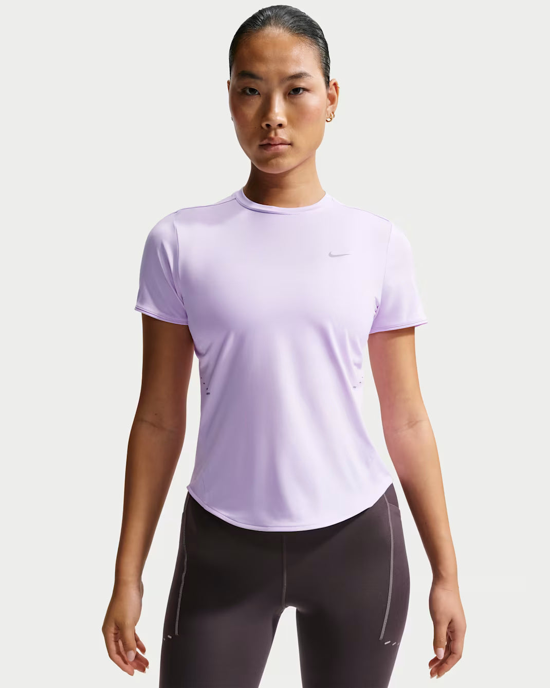 Nike Dri-FIT Swift Short Sleeve Women's Running Tops - Violet Mist