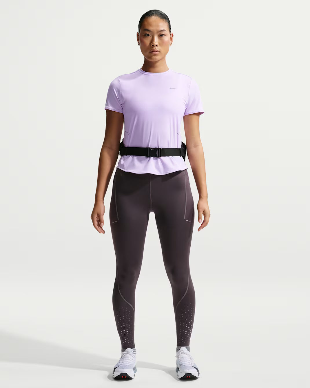 Nike Dri-FIT Swift Short Sleeve Women's Running Tops - Violet Mist
