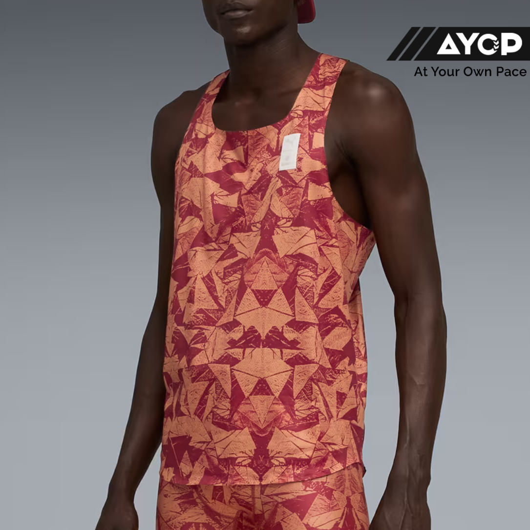 Puma x Saysky Men's Singlet AOP - Red