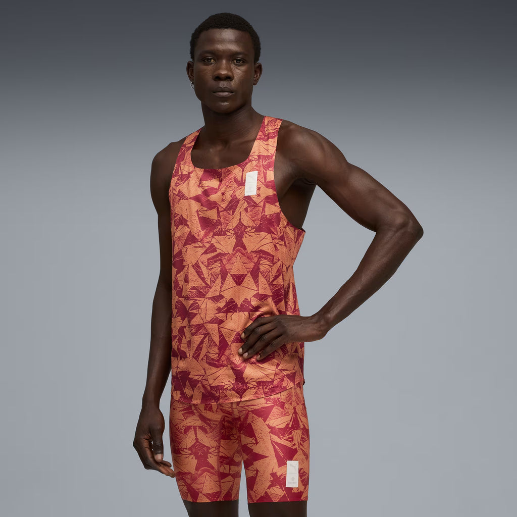 Puma x Saysky Men's Singlet AOP - Red