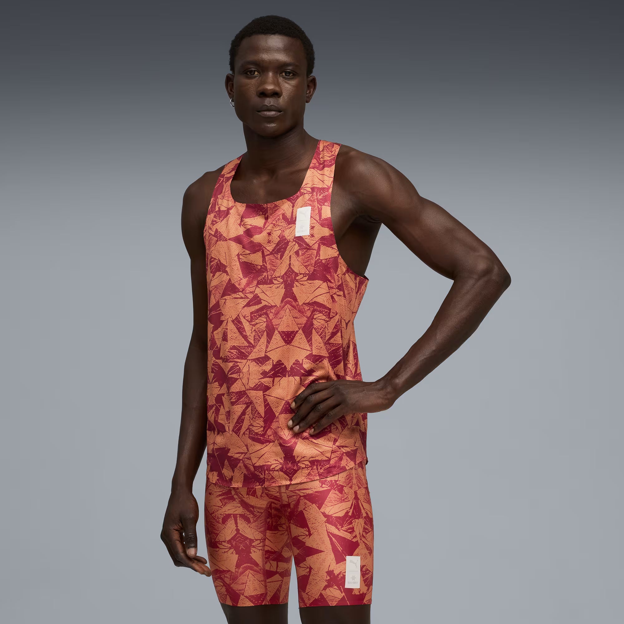 Puma x Saysky Men's Singlet AOP - Red