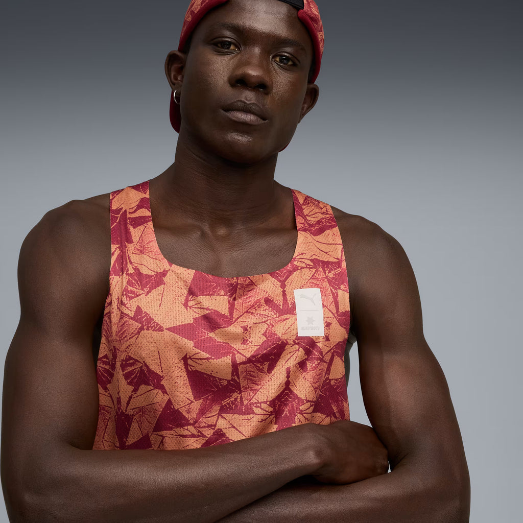 Puma x Saysky Men's Singlet AOP - Red