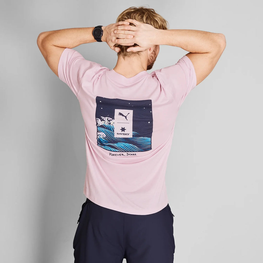 Puma x SaySky Unisex Running tee - Rose Mauve