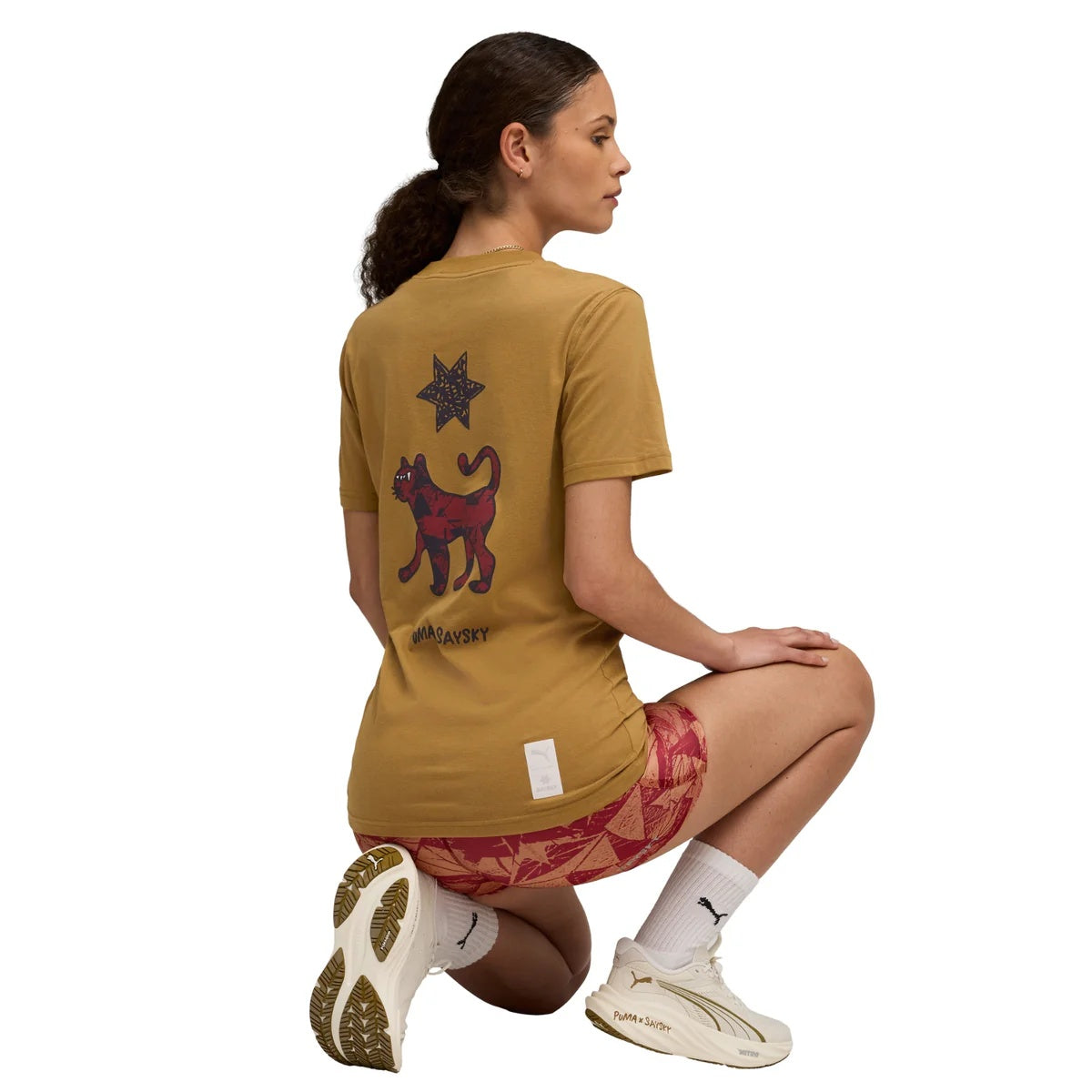 Puma x Saysky Short Sleeve Unisex T-Shirt - Honey Butter